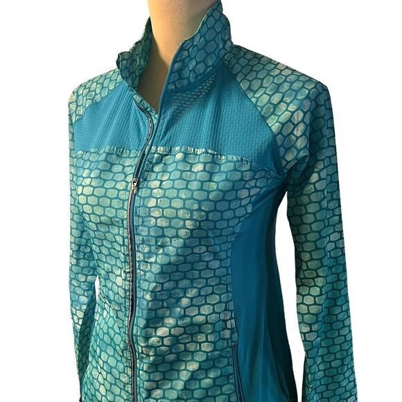 C9 CHAMPION Women's Duo Dry Activewear Full Zip Jacket Windbreaker Reflective XS - Picture 4 of 16